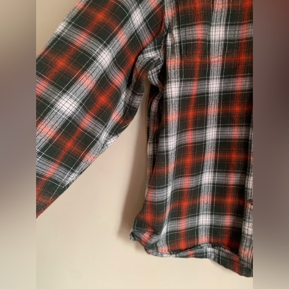 Mountain khaki snap button flannel mens saloon flannel - Picture 4 of 11